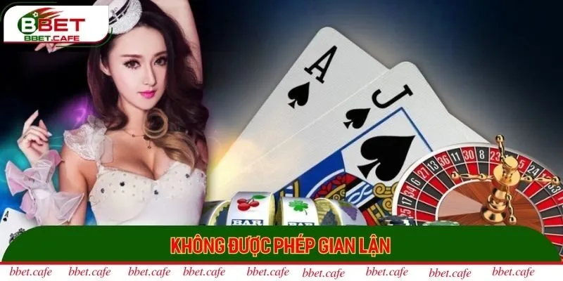 Không được phép gian lận