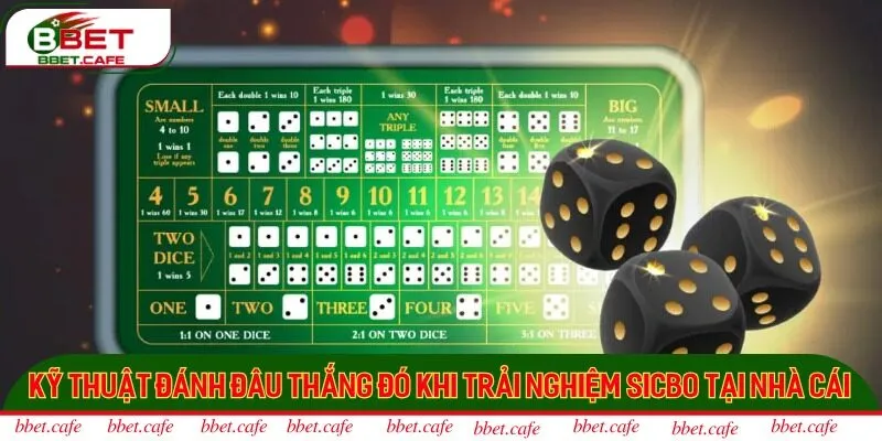 Kỹ thuật đánh đâu thắng đó khi trải nghiệm sicbo tại nhà cái